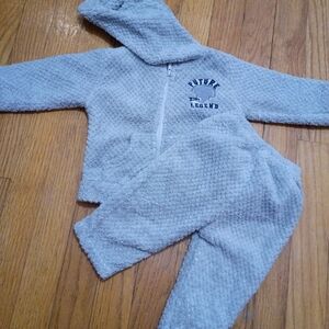 Cozy Gray Kids Matching Set